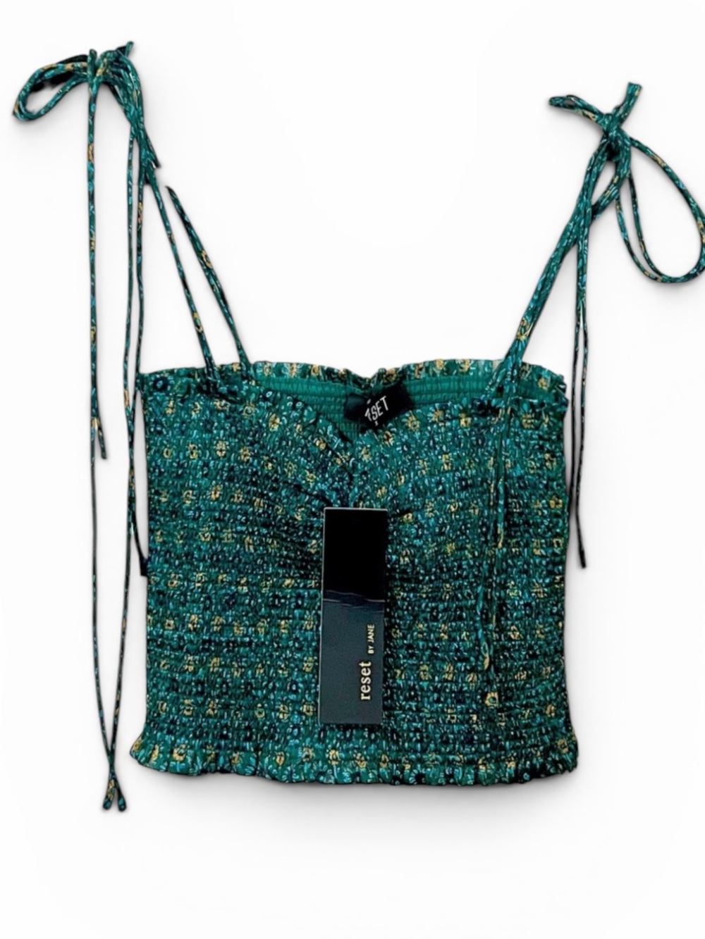 New Bri Top in Green by Reset by Jane Size Small